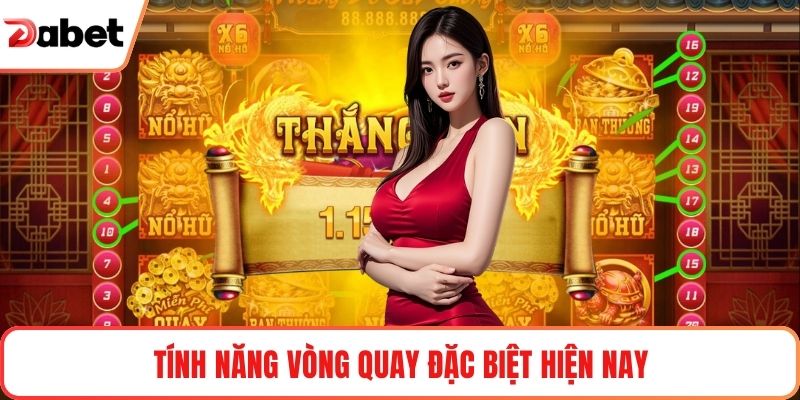 Tính năng vòng quay đặc biệt hiện nay